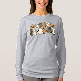 T-shirt Restez Éffrayant | Joli Fantôme Rétro Halloween
