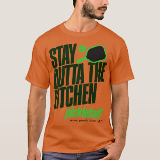T-shirt Restez en dehors de l'Humour de la cuisine Pickleb