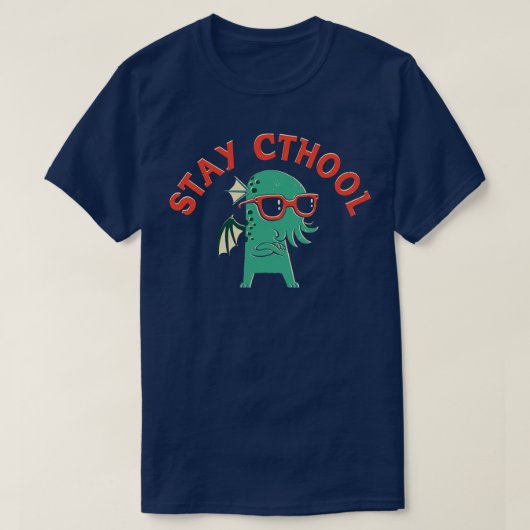 T-shirt Restez en école (Design devant)