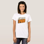 T-shirt Restez Fantômes Rétro Halloween (Devant entier)