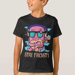 T-shirt Restez Frosty Manger Popsicle Sweet Dessert Popsic