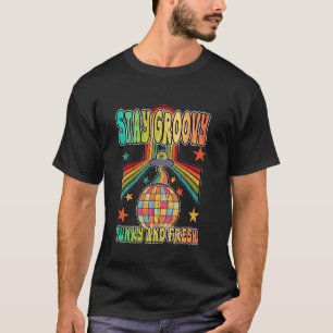 T-shirt RESTEZ FUNKY ET FRESH Rétro vintage années 60 70