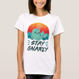 T-shirt Restez Gnarly mignon Narwhal Narwhal Amover
