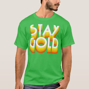 T-shirt Restez Gold