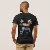 T-shirt Restez idiot Y2k (Dos entier)