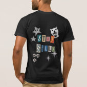 T-shirt Restez idiot Y2k (Dos)