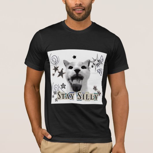 T-shirt Restez idiot Y2k (Devant)