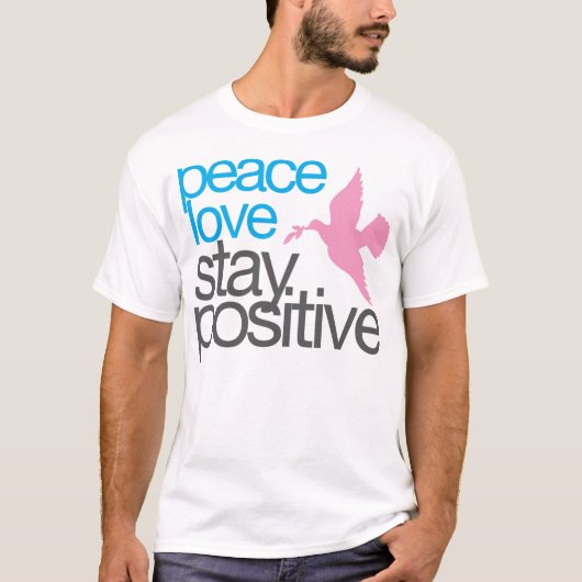 T-shirt Restez Positif (Devant)