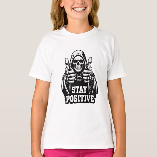 T-shirt Restez Positif (Devant)
