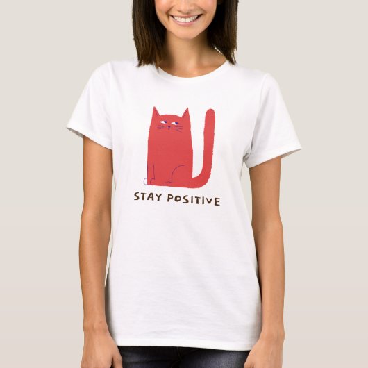 T-shirt Restez positif (Devant)