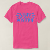 T-shirt Restez positif 3 (Design devant)