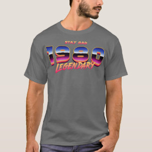 T-shirt Restez Rad 1980 Légendaire