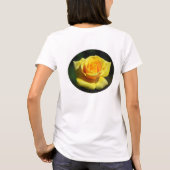 T-shirt Restez Rosy Chemise Rose Jaune (Dos)