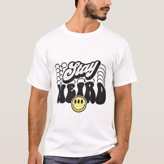 T-shirt Restez sarcastique drôle (Devant)
