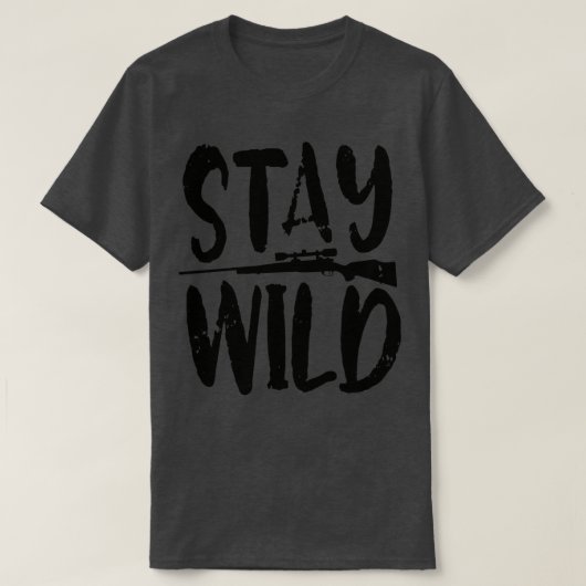 T-shirt Restez sauvage (Design devant)