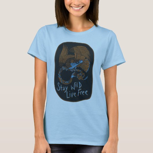 T-shirt Restez sauvage (Devant)