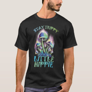 T-shirt Restez Trippy Petite Hippie Mycologie Et Magique M