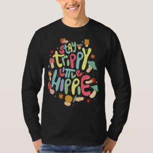 T-shirt Restez Trippy Petite Hippie Mycologie Et Magique M