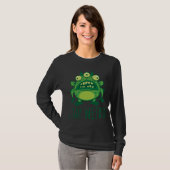T-shirt Restez un monstre Alien bizarre (Devant entier)