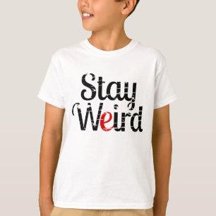 T-shirt Restez un texte désorganisé