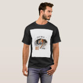 T-shirt Restez Wild Soyez Libre (Devant entier)