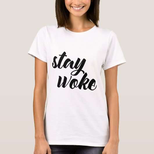 T-shirt Restez Woke (Devant)