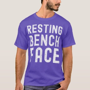T-shirt Resting Banch Visage Scientifique Amateurs de scie