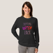 T-shirt Resting witch Face Costume Halloween Meme (Devant entier)