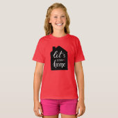 T-shirt Restons à la maison 2 (Devant entier)