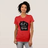 T-shirt Restons à la maison 2 (Devant entier)