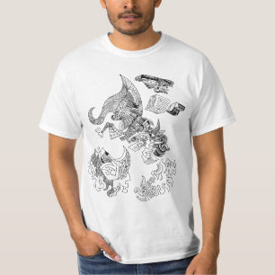 T-shirt Résumé tiré