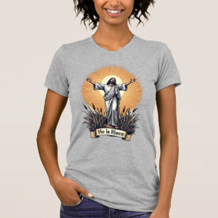 T-shirt Résurrection de Jésus Gravure Vintage Chemise de F