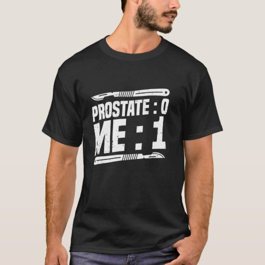 T-shirt Rétablissement après ablation de la prostate Zero (Devant)