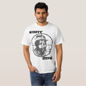 T-shirt Réticules 2012 de cible de Kony Joseph Kony (Devant entier)