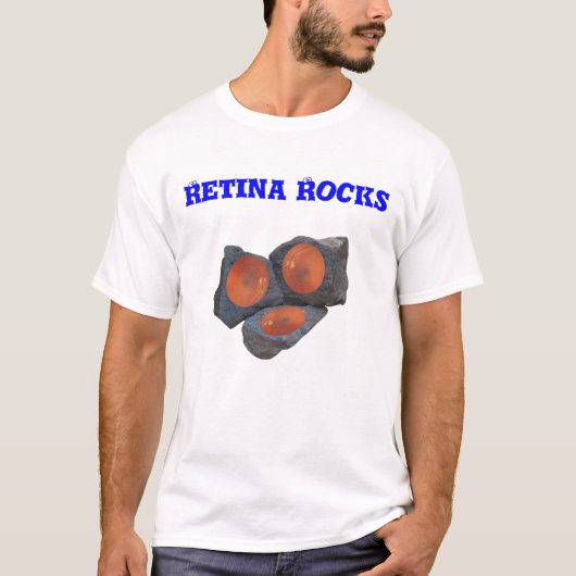 T-shirt Retina Rocks Mens (Devant)