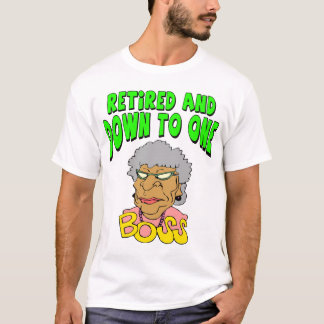 T-shirt Retiré à un patron (2)