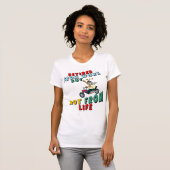 T-shirt Retiré du travail (Devant entier)