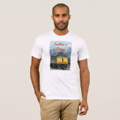 T-shirt retiré, train jaune (Devant entier)