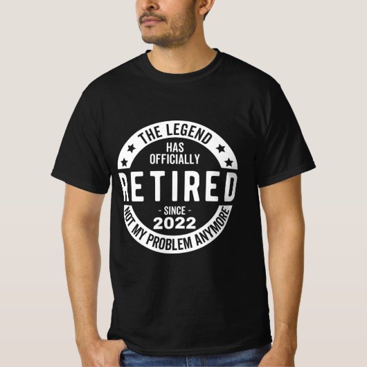 T-shirt Retired (Devant)