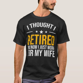 T-shirt Retired 2021 Funny Retirement for Pensioner & Ret