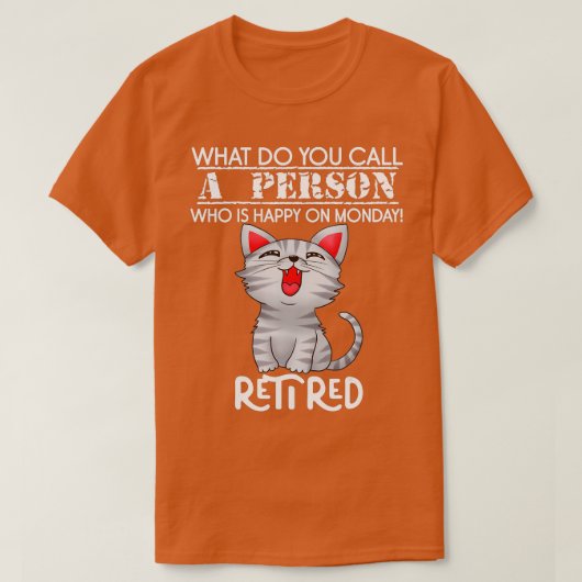 T-shirt Retired 2022 Cat Retirement Part Gifts For Men Wom (Design devant)