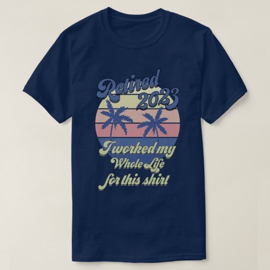 T-shirt Retired 2023 (Design devant)