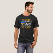 T-shirt Retired Airline Captain  Pilot Retirement (Devant entier)