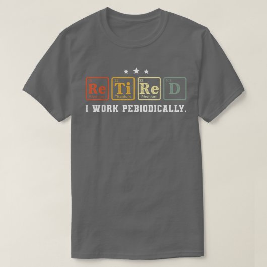 T-shirt Retired Chemistry Teacher 2022 Retired Science Tea (Design devant)