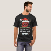 T-shirt Retired Cop Christmas  for Cop Grandpa (Devant entier)