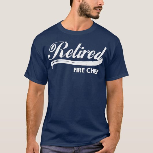 T-shirt Retired Fire Chief Funny Retirement Party Gift (Devant)
