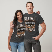 T-shirt Retired Fireman  Funny Firefighter Retirement (Unisexe)
