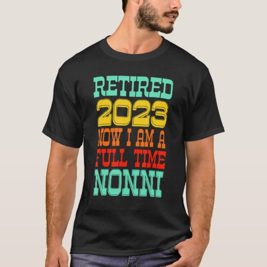 T-shirt Retired Nonni 2023 (Devant)