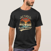 T-shirt Retired Postal Worker Goodbye Tension Hello Pensio (Devant)