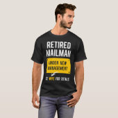 T-shirt Retired Postal Worker Management Wife Mailman Reti (Devant entier)